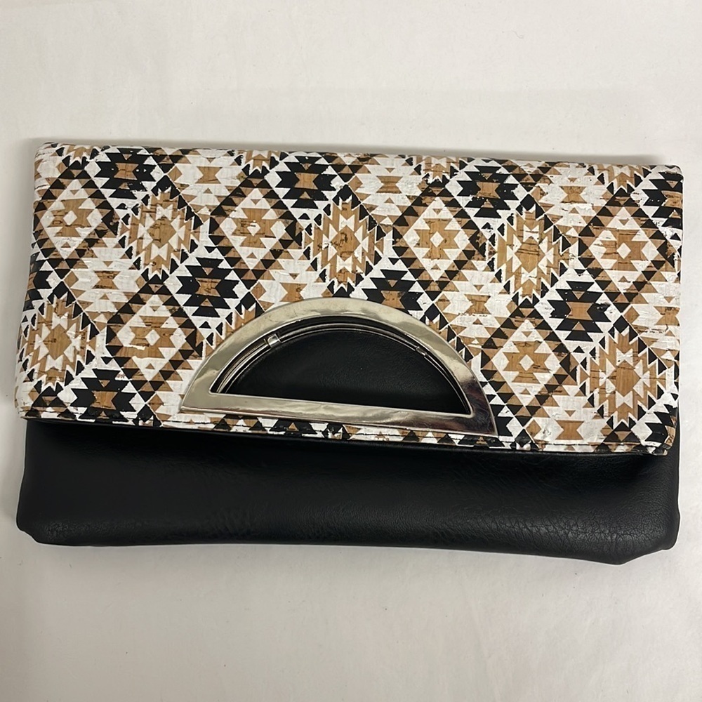 CLUTCH black white tan sante fe